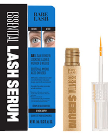 Longer-looking lashes start with the Babe Lash Essential Serum. This award-winning eyelash serum is our #1 best-seller and has a highly devoted following for one reason: it works! If you’ve wanted your lashes to look longer and more fluttery, all without needing extensions or falsies, consider this your sign to try the Babe Lash Essential Serum. Available in six-week, three-month, and six-month supplies.