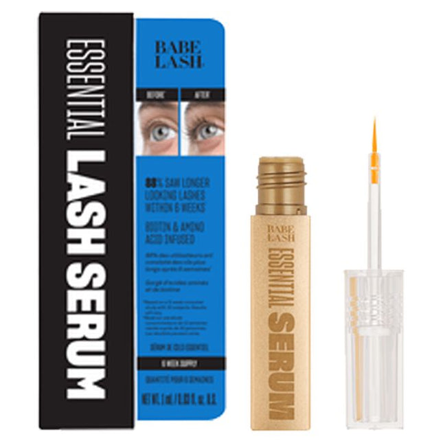 Longer-looking lashes start with the Babe Lash Essential Serum. This award-winning eyelash serum is our #1 best-seller and has a highly devoted following for one reason: it works! If you’ve wanted your lashes to look longer and more fluttery, all without needing extensions or falsies, consider this your sign to try the Babe Lash Essential Serum. Available in six-week, three-month, and six-month supplies.