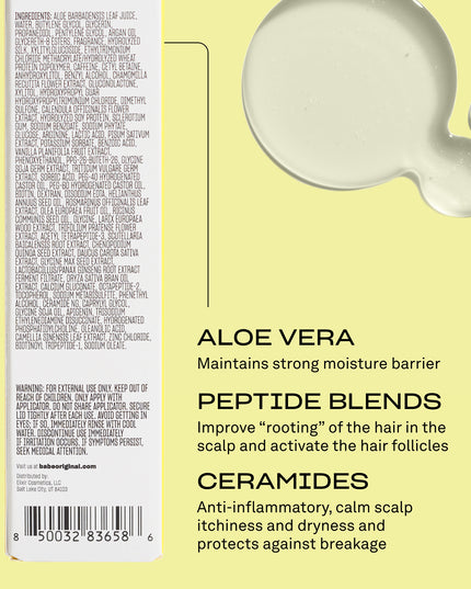 Denser, Longer, Healthier Looking Hair:

Healthier hair starts at the scalp. Give your hair some self-care with this powerful root serum to support a healthy scalp and encourage the appearance of denser and longer hair over time. Use the precise applicator to target specific areas or all over to replenish follicles and promote hair health.