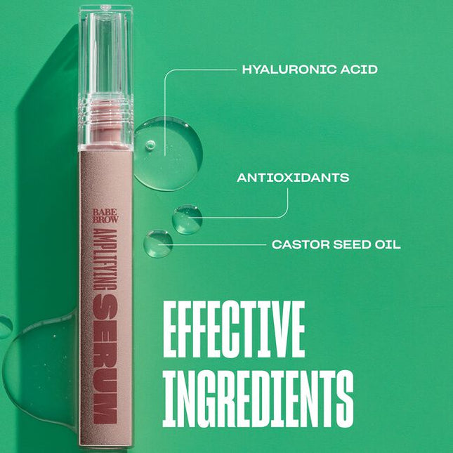 Get brows that look thicker and bolder with this castor oil, vitamin, and antioxidant-infused serum. Ideal for brows that are thin, over-plucked, or just need a little WOW. Protects against excess fallout caused by environmental stressors like makeup removal and styling products.