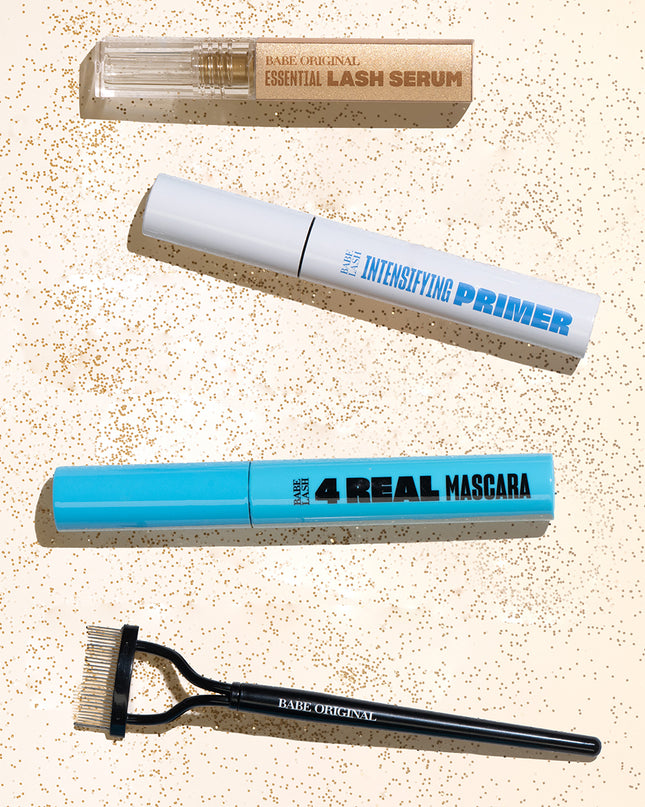 Get holiday-ready lashes with this high-performance routine, featuring everything you need for bold, fluttery results.