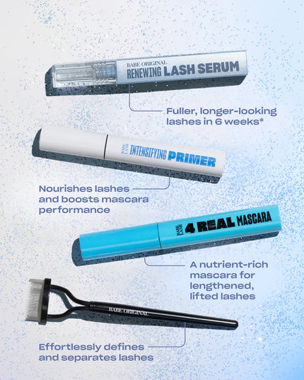 Gentle yet effective - this sensitive-safe lash routine helps restore lash health while enhancing your natural lash look during the holidays and beyond.