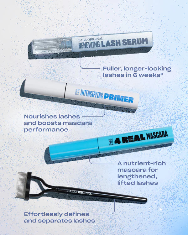 Gentle yet effective - this sensitive-safe lash routine helps restore lash health while enhancing your natural lash look during the holidays and beyond.