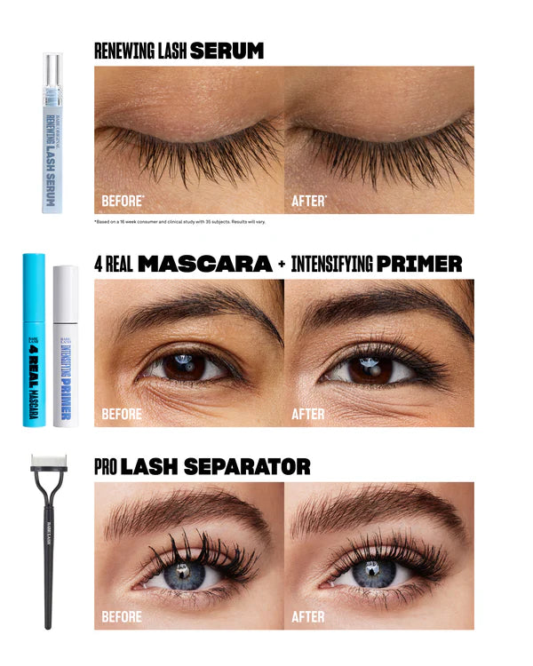 Gentle yet effective - this sensitive-safe lash routine helps restore lash health while enhancing your natural lash look during the holidays and beyond.