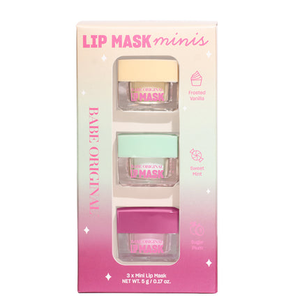 Pamper your pout this season with our limited-edition Lip Mask Minis Trio - featuring three nostalgic, holiday-inspired fragrances that smell like irresistible seasonal treats.