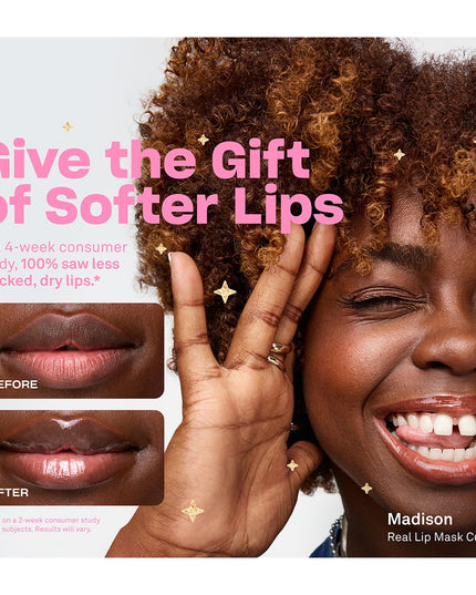 Pamper your pout this season with our limited-edition Lip Mask Minis Trio - featuring three nostalgic, holiday-inspired fragrances that smell like irresistible seasonal treats.