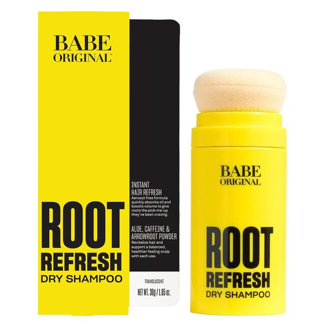 Need a quick hair refresh? Meet Root Refresh Dry Shampoo Powder: Your new go-to for instantly absorbing oil and grease, leaving your hair looking clean, voluminous, and ready for anything.