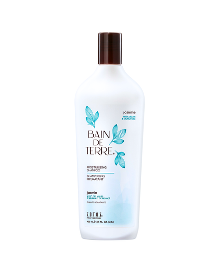 Bain de Terre's Jasmine Shampoo luxuriously cleanses & moisturizes dry hair. Lavishes hair in beautifying oils & lush botanical scents for soft, sumptuous, silky hair. Paraben-free. Color-safe.