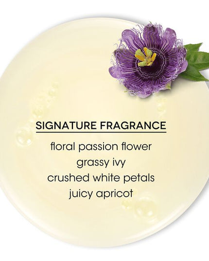 Bain de Terre's Passion Flower Shampoo luxuriously cleanses & preserves vibrancy of color-treated hair by 83%.* Lavishes hair in beautifying oils lush botanical scents for soft, sumptuous, silky hair. Paraben-free. Color-safe.