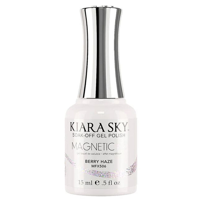 Experience the magic of magnetized nails with the Kiara Sky MagneticFX Collection. This stunning range of cat-eye gel polishes brings depth, dimension, and shimmer to every manicure. Infused with ultra-fine magnetic pigments, each shade transforms under the swipe of a magnet to reveal a mesmerizing, multi-dimensional effect.