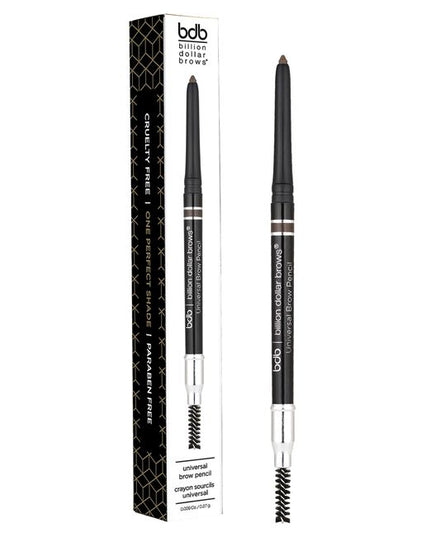 Shape &amp; fill brows with ease using the Universal Brow Pencil’s buildable, pomade formula &amp; smooth, zero-tug application.