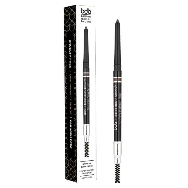 Shape &amp; fill brows with ease using the Universal Brow Pencil’s buildable, pomade formula &amp; smooth, zero-tug application.