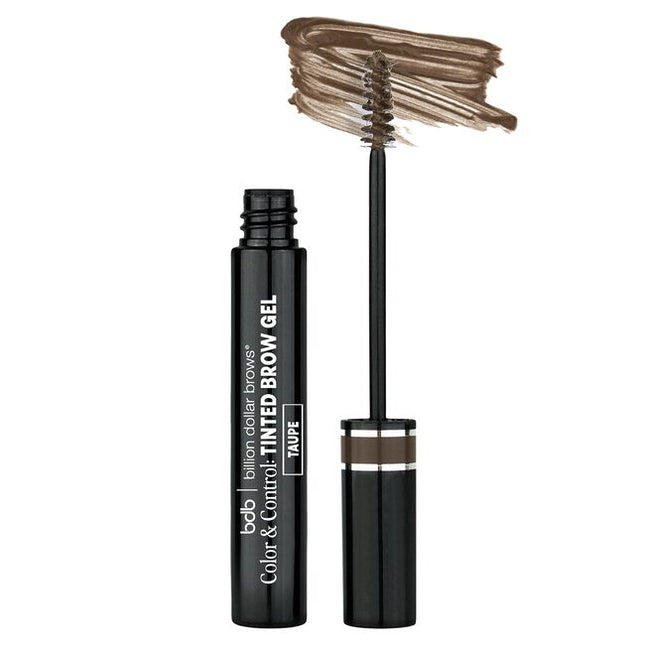 Achieve beautiful, long-lasting brows with our Color & Control: Tinted Brow Gel! The small spoolie wand applies tinted fibers to brow hairs, giving them a natural-looking, full, fluffy appearance. The long-wear, waterproof formula sets in place brows with a flexible, all day hold. Say goodbye to brow worries and hello to Color &amp; Control! This formula is waterproof, smudge-proof, and long-lasting.