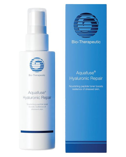 Aquafuse Hyaluronic Repair helps bring exceptional hydration, soothing and barrier support to proactively help reduce the signs of premature aging associated with moisture loss and microbiomic stress. 