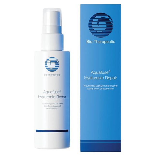 Aquafuse Hyaluronic Repair helps bring exceptional hydration, soothing and barrier support to proactively help reduce the signs of premature aging associated with moisture loss and microbiomic stress. 