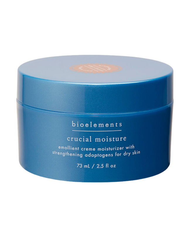 Emollient creme moisturizer for dry skin improves the look of lines with lubricating hydrators.