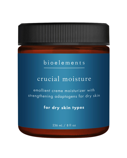 Emollient creme moisturizer for dry skin improves the look of lines with lubricating hydrators.