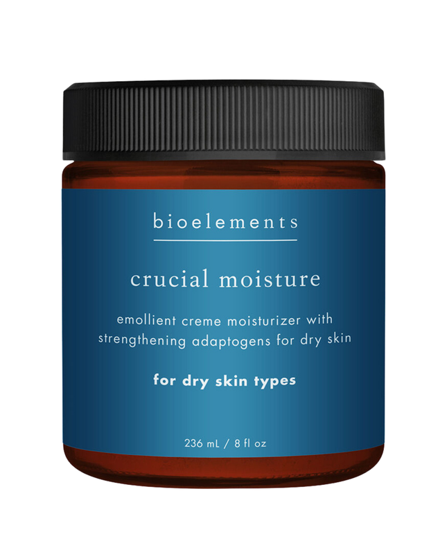 Emollient creme moisturizer for dry skin improves the look of lines with lubricating hydrators.