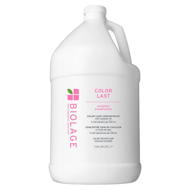 ColorLast Shampoo for Color-Treated Hair is a gentle, low-pH formula designed to cleanse color-treated hair while preserving color depth, tone, and shine. Infused with a color care concentrate of soybean oil and stearic acid, it delivers essential nourishment and protection to maintain lasting color and high shine. This shampoo helps prevent color fade for up to 4 weeks*, provides 35% more shine after one use**, and leaves hair 13X smoother** and twice as strong** after just one application**.