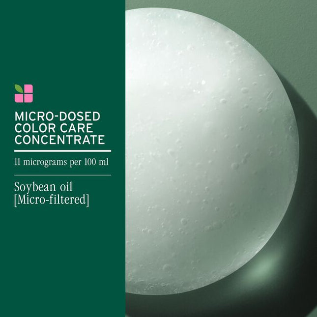 ColorLast Shampoo for Color-Treated Hair is a gentle, low-pH formula designed to cleanse color-treated hair while preserving color depth, tone, and shine. Infused with a color care concentrate of soybean oil and stearic acid, it delivers essential nourishment and protection to maintain lasting color and high shine. This shampoo helps prevent color fade for up to 4 weeks*, provides 35% more shine after one use**, and leaves hair 13X smoother** and twice as strong** after just one application**.
