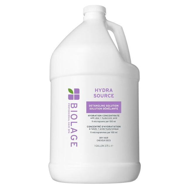 Dry, damaged hair can be prone to breakage and lacks manageability and shine. Inspired by the aloe plant that never seems to dry, Biolage HydraSource Detangling Solution for dry hair thoroughly conditions, helping optimize moisture balance for healthy looking hair. This anti-frizz treatment strengthens hair against future damage.