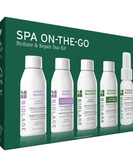 pa On-the-Go Kit Includes:

(1) - FullRescue Shampoo, 1.7 fl. oz.
(1) - FullRescue Conditioner, 1.7 fl. oz.
(1) - FullRescue Invigorating Scalp Serum, 0.5 fl. oz.