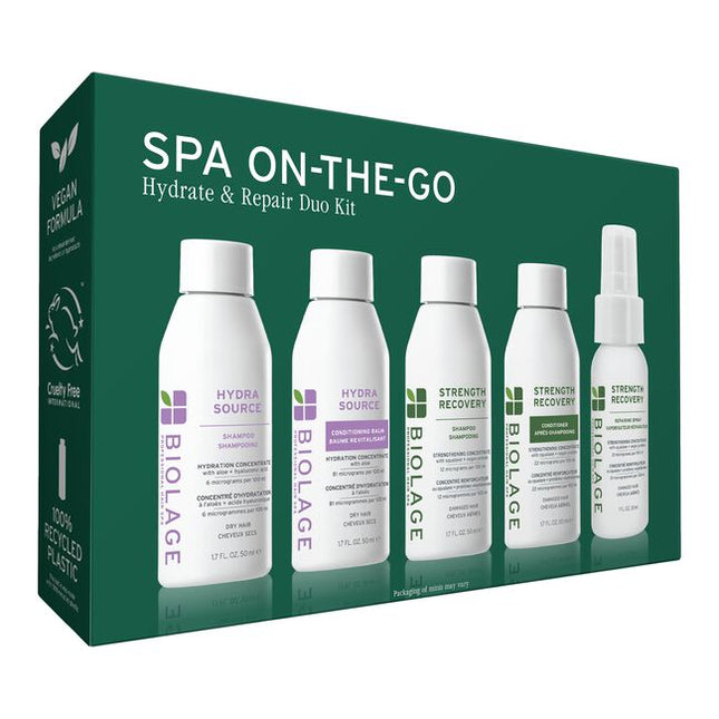 pa On-the-Go Kit Includes:

(1) - FullRescue Shampoo, 1.7 fl. oz.
(1) - FullRescue Conditioner, 1.7 fl. oz.
(1) - FullRescue Invigorating Scalp Serum, 0.5 fl. oz.