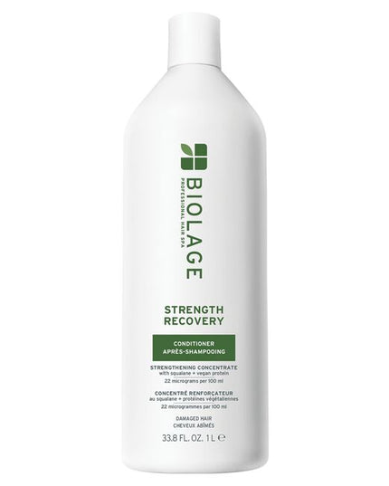 Strength Recovery Conditioning Cream is a rinse-off conditioner for damaged hair that strengthens for shiny-looking and softer-feeling hair. This conditioner has a creamy texture that leaves hair stronger after one use with 3X more moisture*.