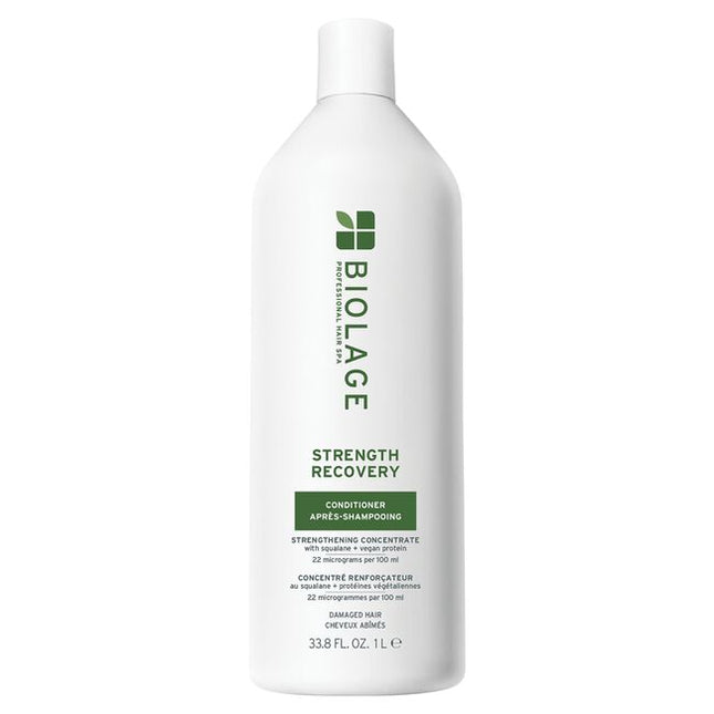 Strength Recovery Conditioning Cream is a rinse-off conditioner for damaged hair that strengthens for shiny-looking and softer-feeling hair. This conditioner has a creamy texture that leaves hair stronger after one use with 3X more moisture*.