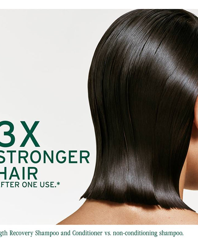 Strength Recovery Conditioning Cream is a rinse-off conditioner for damaged hair that strengthens for shiny-looking and softer-feeling hair. This conditioner has a creamy texture that leaves hair stronger after one use with 3X more moisture*.