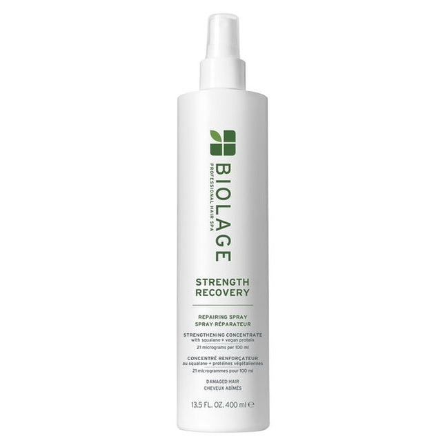 This lightweight spray provides heat protection and leaves hair silky, detangled and 82% more manageable after one use.*