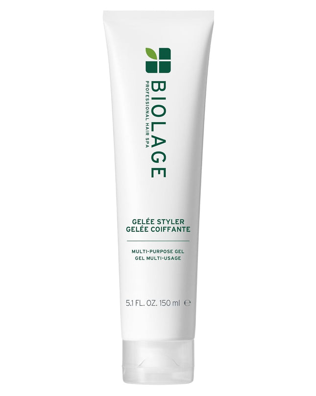 Biolage Styling Gelee is an all-purpose professional gel that is ideal for all hair types, from fine hair to curly hair to add body, shine and control. Volumizing and effective at smoothing frizzy hair, this hair cream is perfect for taming flyaways and creating hold and shape without crunchiness or residue. Blue agave nectar thrives in harsh conditions by retaining moisture and nourishment. Shape, sculpt, finish with the Biolage collection of stylers that infuse body, control and shine. Each is enriched wi