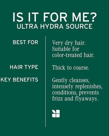 Immerse your hair in the ultimate ritual of deep hydration and transformative care with the Biolage UltraHydra Source Kit. Specifically crafted for very dry, thick, or coarse hair, this advanced collection is rooted in bio-science and nature, delivering an unparalleled moisture experience. 
