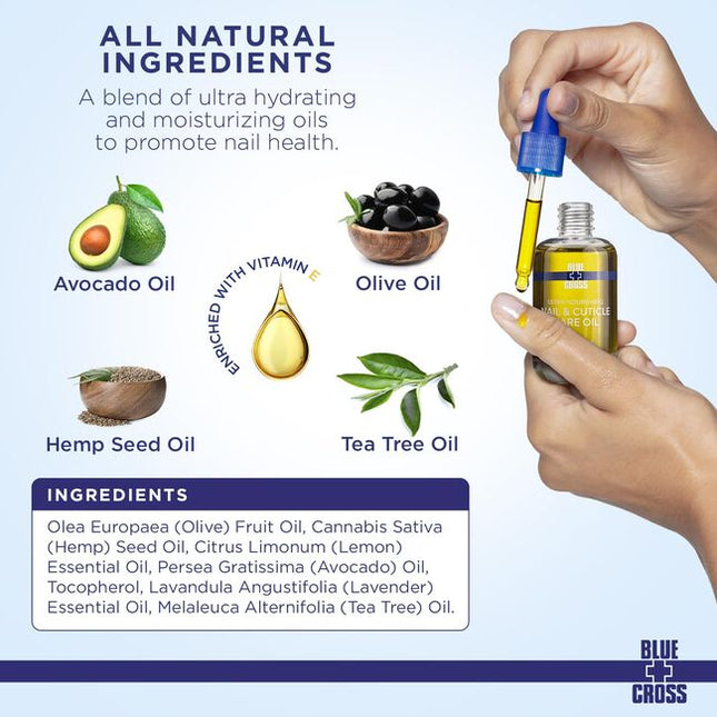 For 90+ years Blue Cross Professional Nail Care has been the preferred choice of manicurists, cosmetologists, nail artists, influencers, and beauticians for cuticle care and nail health - leaving nail beds clean, bright, moisturized, and nourished. 