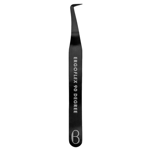 ErgoFlex Tweezers feature Borboleta's patent-pending neck technology, reducing the force needed to maintain tension while lashing.