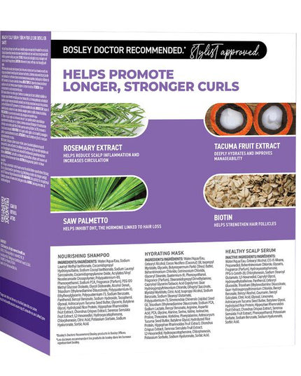 3-Step Anti-Thinning Curl System.