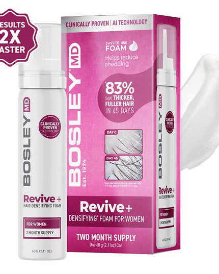 Give Thinning Hair The Finger! Get thicker, fuller-looking hair in as little as 45 days with this breakthrough hair growth technology co-created by Bosley Doctors and Yuva Biosciences. It is the first ever thinning hair solution formulated using artificial intelligence. AI processed thousands of compounds to identify the exact molecule need to support healthy mitochondria.†