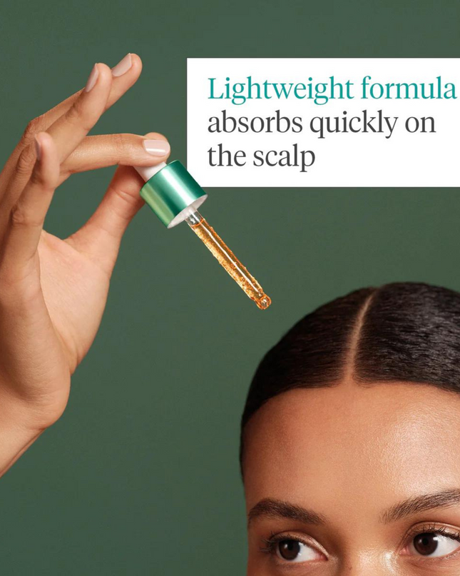 Lightweight, fast-absorbing serum that helps promote hair’s density and encourages nutrient-rich microcirculation to the scalp.