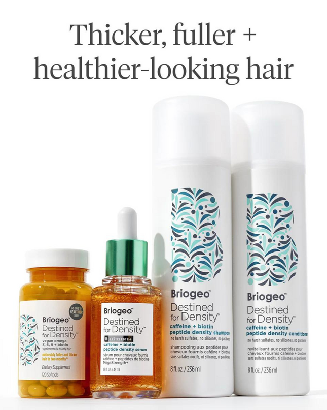 Lightweight, fast-absorbing serum that helps promote hair’s density and encourages nutrient-rich microcirculation to the scalp.