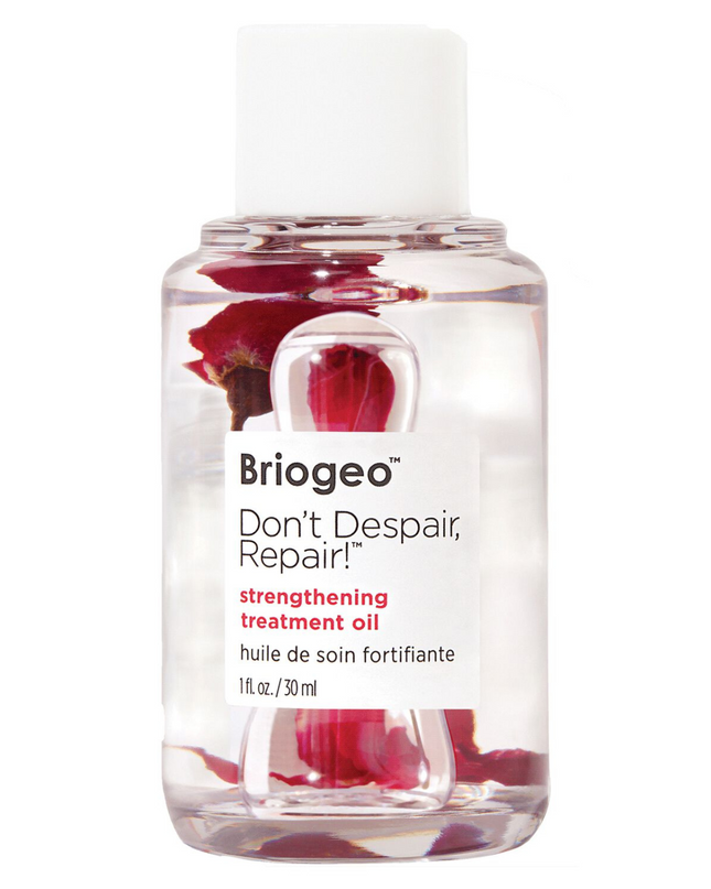 A lightweight, silicone-free oil that helps seal split ends, repair hair damage, and prevent future breakage.