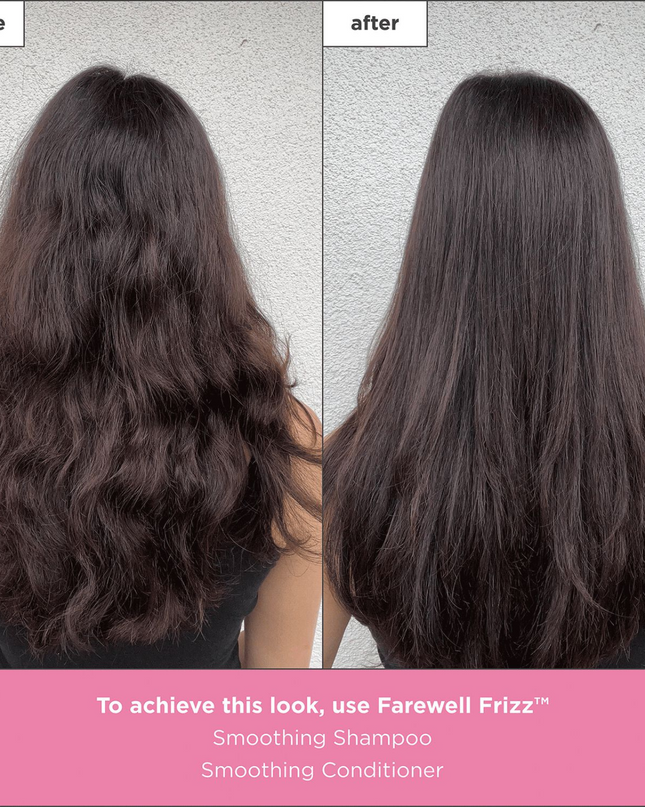 A frizz-fighting, silicone-free conditioner that smooths strands and adds shine to hair.