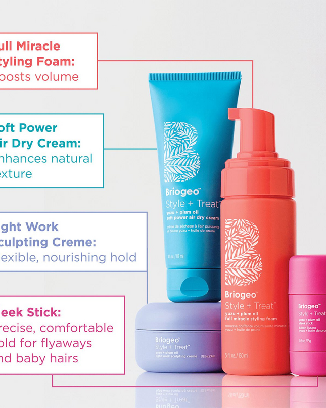 A versatile, multitasking styling foam for the perfect bouncy blowout, touchable curl definition, or a textured lived-in look.