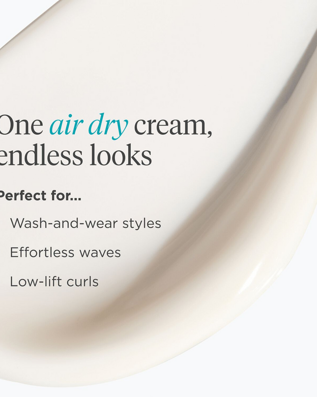 A leave-in, soft lotion for heatless styling that provides 24-hour frizz reduction for an effortless air-dried finish.