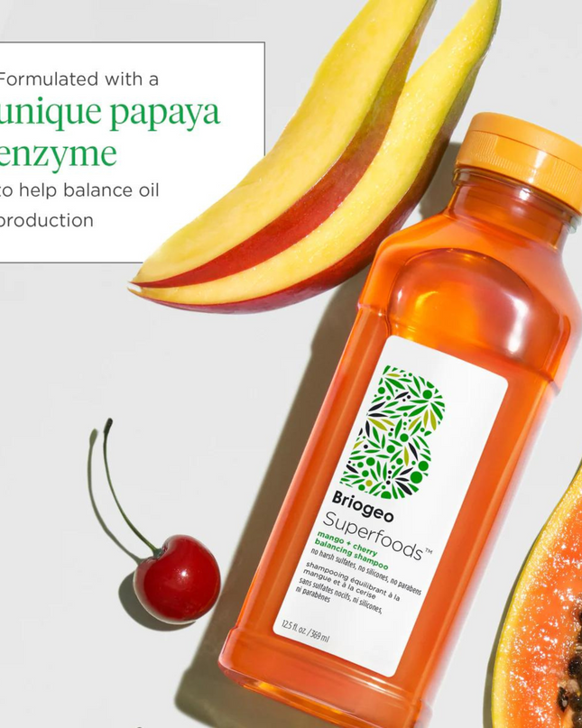 A nutrient-rich, juice-inspired shampoo that helps balance oil production.