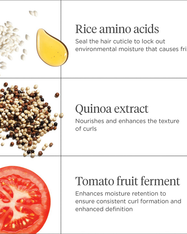 A light-to-medium-hold hair gel that creates definition and minimizes frizz for curls, coils, and waves.