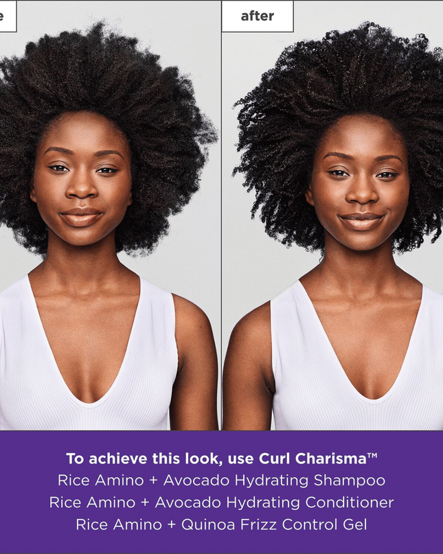 A nourishing conditioner that seals in moisture and minimizes frizz for enhanced definition of curls, coils, and waves.