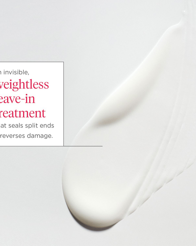 An invisible, leave-in treatment that seals split ends, reverses damage, and prevents future breakage with bioidentical lipids and clinically-proven repair technology.