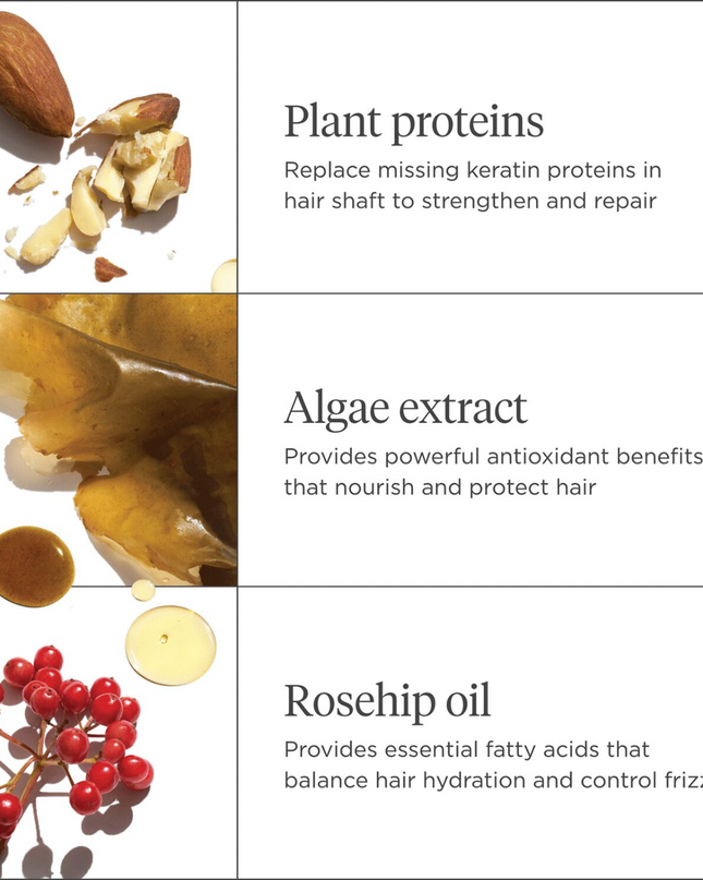 An ultra-hydrating, sulfate-free shampoo that strengthens damaged hair and helps prevent future breakage.