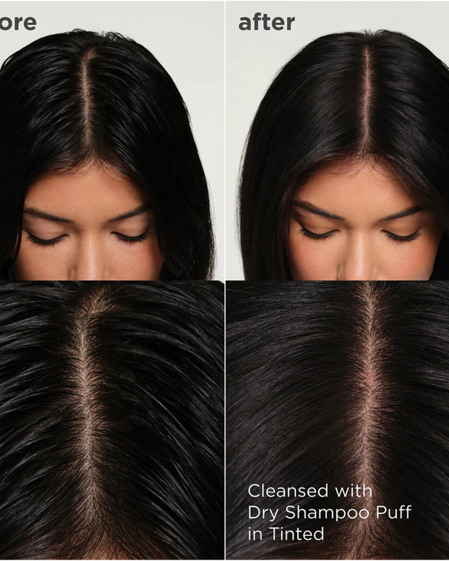 Style + Treat™ Dry Shampoo Puff is a lightweight, aerosol-free powder that absorbs excess oil to refresh hairstyles. This talc-free dry shampoo uses a compact power puff for a convenient, on-the-go root refresh.