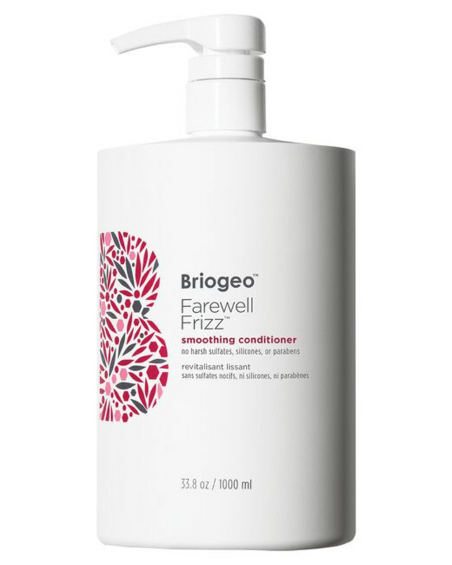 A frizz-fighting, silicone-free conditioner that smooths strands and adds shine to hair.